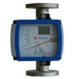 Metal tube flowmeter